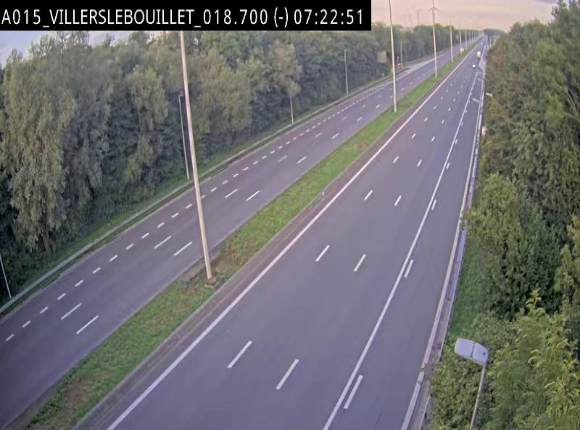 Webcam autoroute Belgique - Villers-le-Bouillet - E42 direction Liège - BK 18.7