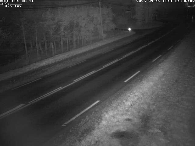 Webcam à 424 mètres d'altitude dans la Tranchée de Docelles dans les Vosges, à proximité d'Epinal sur la route de Gerardmer (D11)