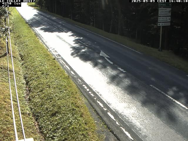 Caméra du Collet sur la route de Colmar (D417)