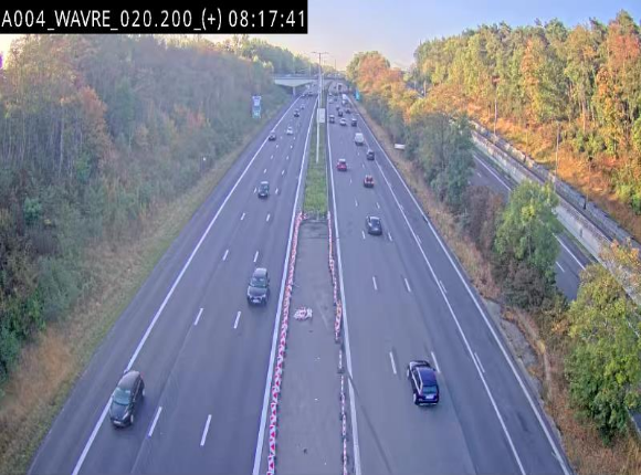 Webcam @ Wavre-sud KP 19.6, A4/E411