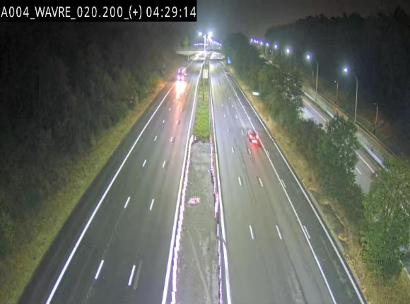Webcam @ Wavre-sud KP 19.6, A4/E411