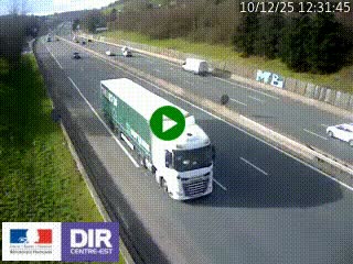 Webcam routière à Saint-Etienne-Terrenoire sur la RN88 avant la jonction entre l'A72 et le Boulevard Périphérique de Saint-Etienne