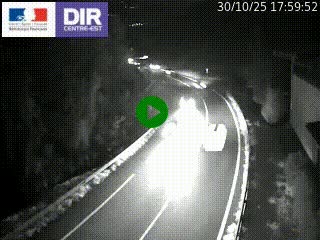 Caméra trafic sur la N90 à Bourg-Saint-Maurice, en provenance d'Aoste et en direction d'Albertville