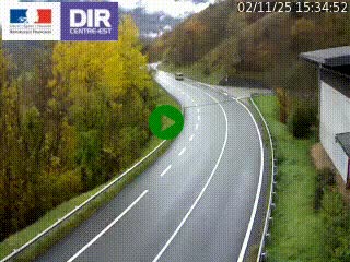 Caméra trafic sur la N90 à Bourg-Saint-Maurice, en provenance d'Aoste et en direction d'Albertville