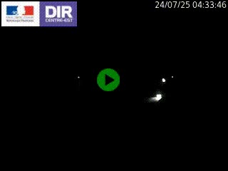 Caméra trafic à Meylan sur la Rocade-Sud de Grenoble en direction d'Aix-en-Provence
