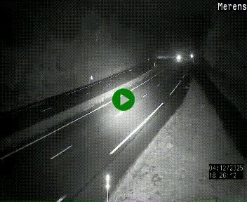 Webcam dans les Pyrénées à hauteur de Mérens-les-Vals sur N320, en direction de Pas de la Casa (Andorre)