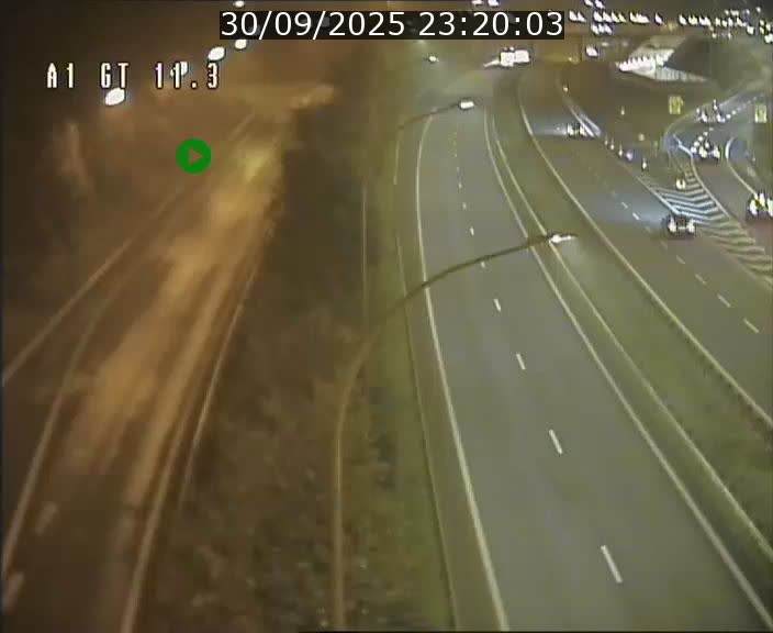 Traffic live webcam Luxembourg Senningerberg - A1 direction Allemagne - BK 11.3