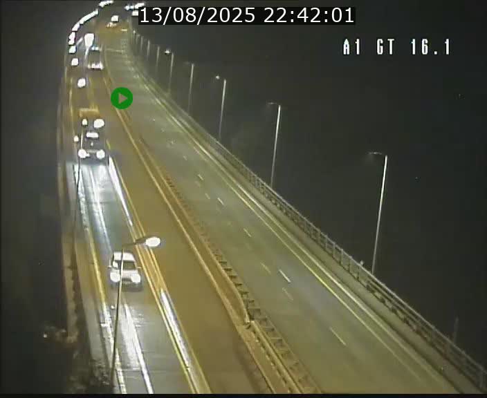 Traffic live webcam Luxembourg Niederanven - A1 direction Allemagne - BK 16.1