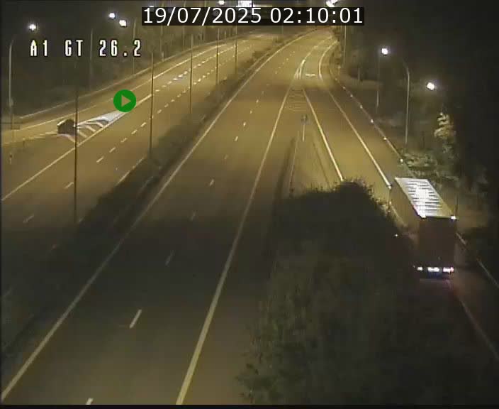 Traffic live webcam Luxembourg Grevenmacher - A1 direction Allemagne - BK 26.2