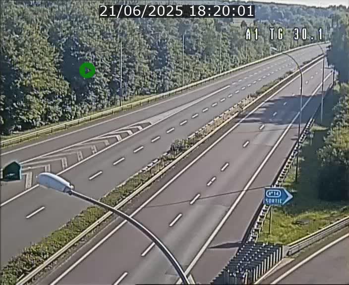 Traffic live webcam Luxembourg Grevenmacher - A1 direction Luxembourg - BK 30.1