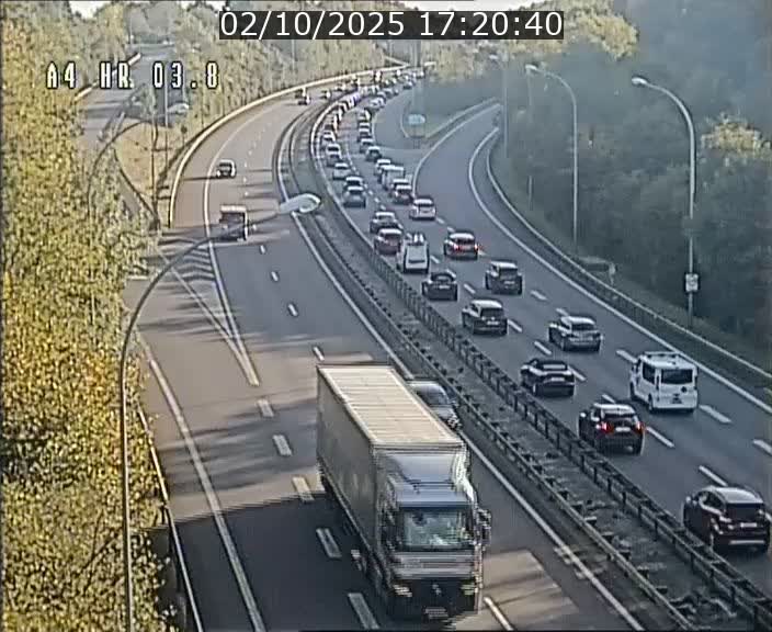 Webcam traffic A4 Luxembourg - BK 3.8 - Leudelange (direction Esch sur Alzette)