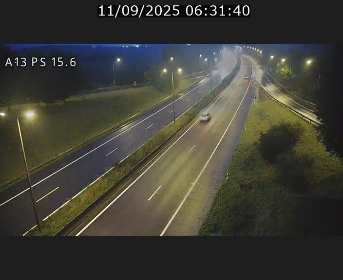 Traffic live webcam Luxembourg Kayl - A13 direction Dudelange - BK 15.6