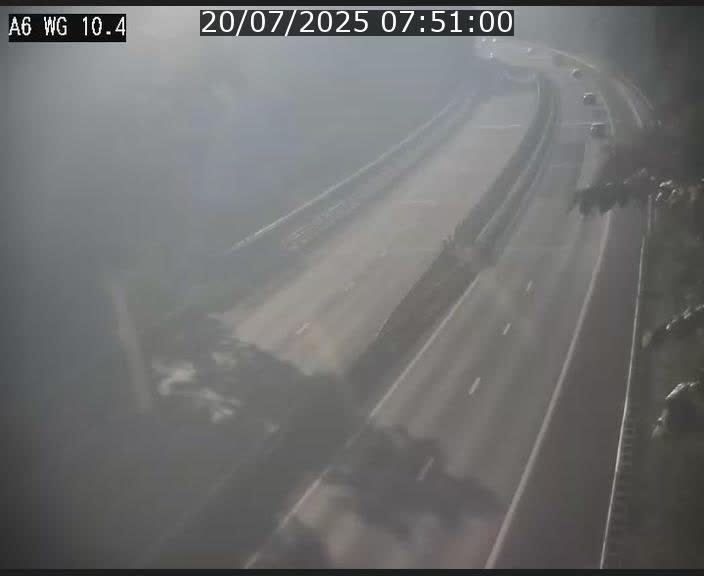 Traffic live webcam Luxembourg Mamer - A6 - BK 10.4 - direction Luxembourg/France/Allemagne