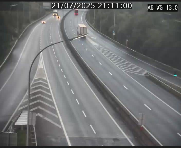 Traffic live webcam Luxembourg Mamer - A6 - BK 13 - direction Luxembourg/France/Allemagne