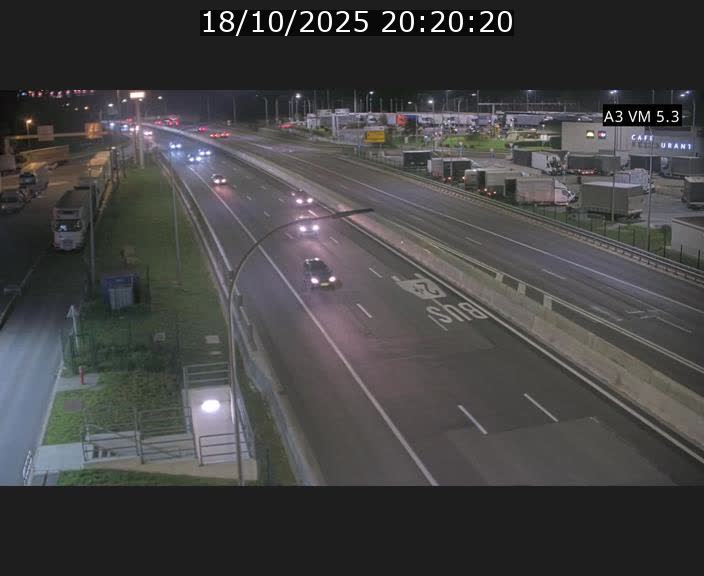 Traffic live webcam Luxembourg Aire de Berchem - A3 - BK 5 - direction France
