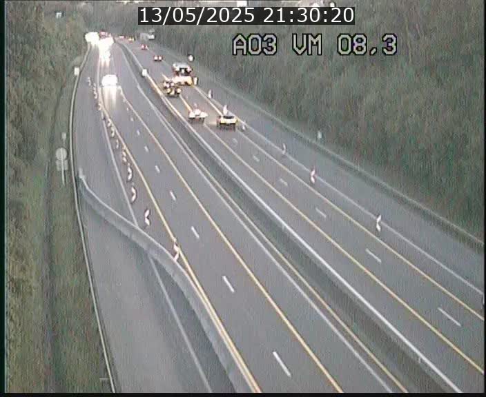 Traffic live webcam Luxembourg Bettembourg - A3 - BK 8.3 - direction France