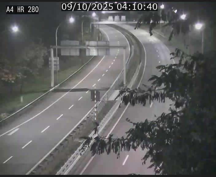 Webcam traffic A4 Luxembourg - BK 0.2 - P+R Bouillon (direction Luxembourg)