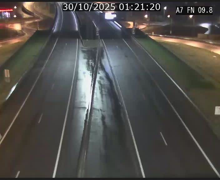 Caméra trafic Luxembourg - A7, Tunnel Gousselerbierg, sortie sud, direction rond-point Lorentzweiler (BK 9.9)