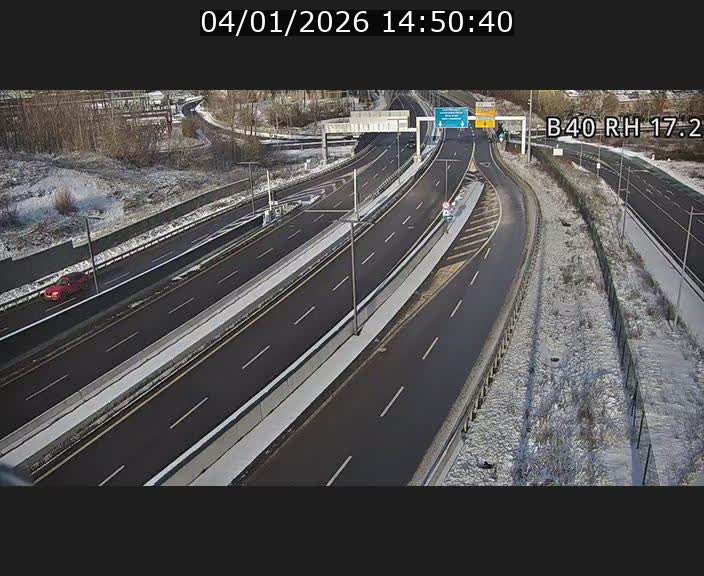 Webcam sur le contournement d'Esch Belval à hauteur de la sortie Université de Luxembourg. Vue orientée vers Luxembourg
