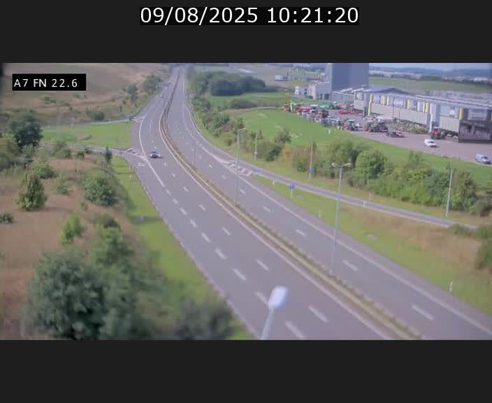 Caméra trafic Luxembourg - A7, Colmar-berg direction Mersch
