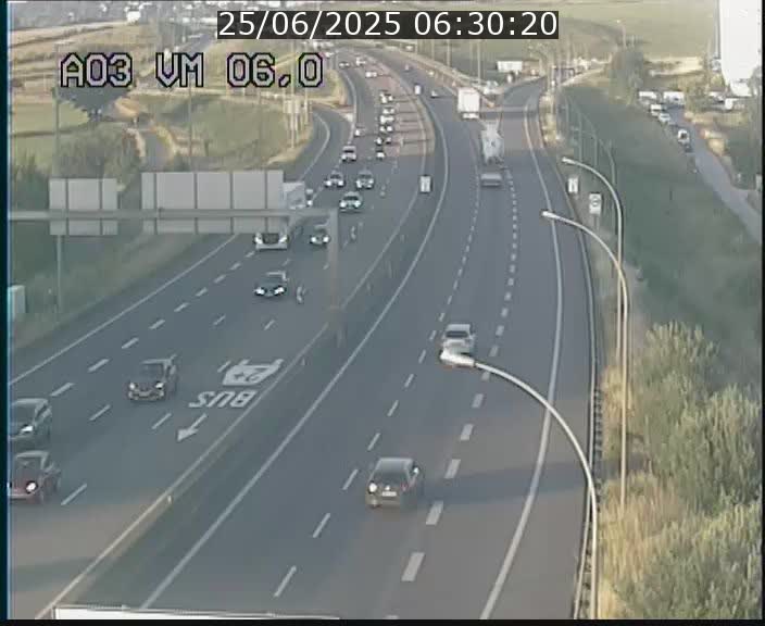Traffic live webcam Luxembourg Aire de Berchem - A3 - BK 6 - direction France