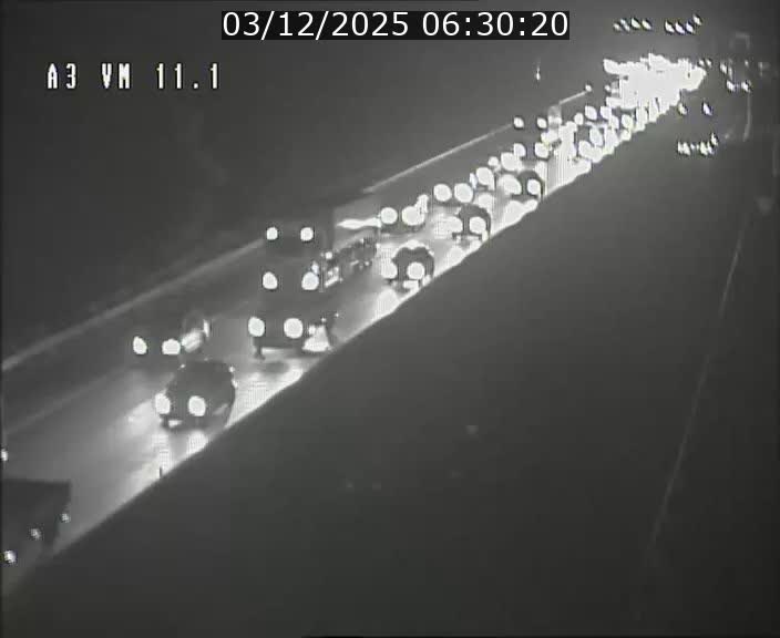 Webcam à la frontière franco-luxembourgeoise, avant la Croix de Bettembourg - BK 11.1 - direction Luxembourg-ville