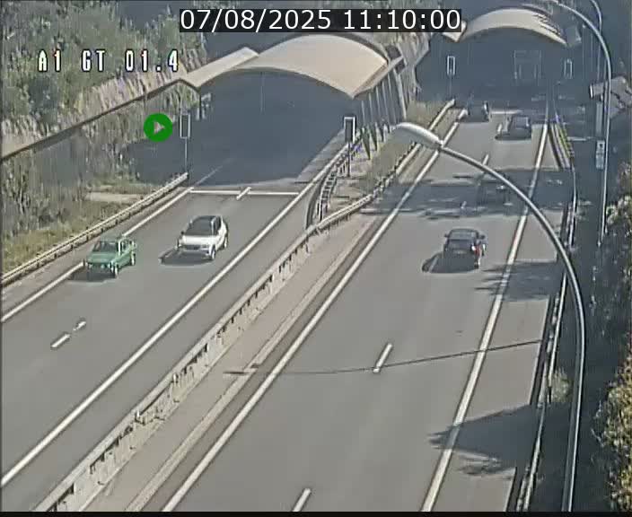 Traffic live webcam Luxembourg Hesperange - A1 direction Kirchberg - BK 1.4
