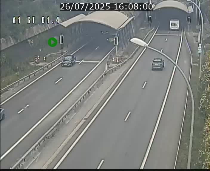 Traffic live webcam Luxembourg Hesperange - A1 direction Kirchberg - BK 1.4