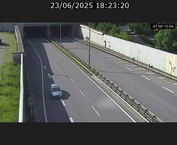 Caméra trafic Luxembourg - A7, Tunnel Mersch, entrée sud, direction Ettelbruck