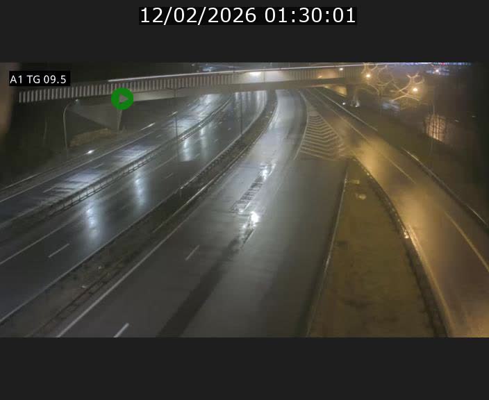 Traffic live webcam Luxembourg Jonction Grünewald - A1 direction Luxembourg-ville - BK 9.5