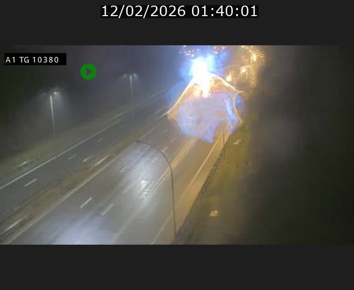 Traffic live webcam Luxembourg Senningerberg - A1 direction Luxembourg Kirchberg - BK 10.3
