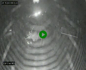 Vue en direct de l'autoroute A10 grâce à un drône situé au-dessus du péage de Virsac