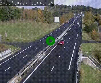 Caméra autoroutière France - A75, Coren, en direction de Montpellier