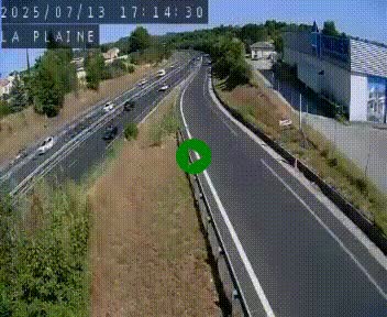 Caméra routière France - N109, Juvignac - La plaine, en direction de Clermont l'Hérault, à la sortie de Montpellier