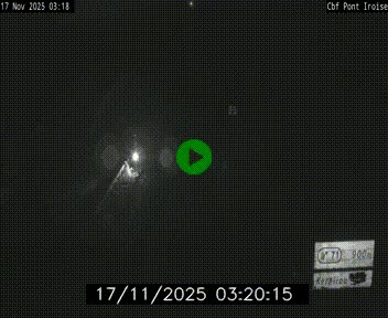 Webcam sur la N165 après le Pont de l'Iroise, à l'entrée de Brest