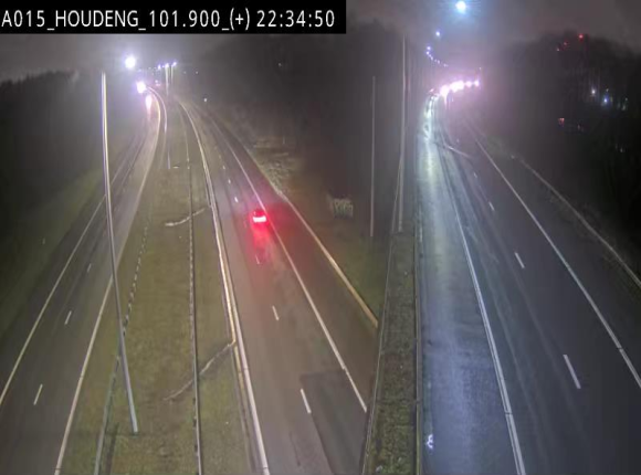 Webcam autoroute Belgique - Houdeng-Goegnies - Jonction E19/E42 direction Tournai/Mons - BK 101.85