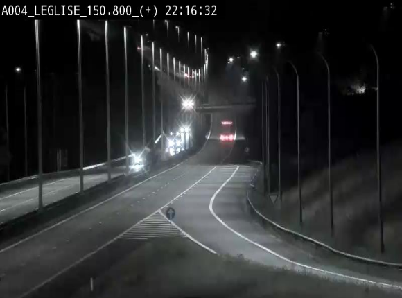 Caméra autoroute Belgique - Côte de Léglise, E411(A4) direction Luxembourg