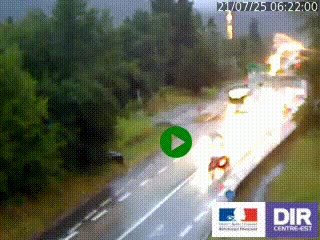 Webcam info trafic à proximité de Vizille sur la N85, au niveau du point de vue du Saut du Moine à Champagnier