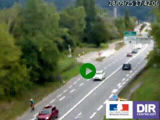 Webcam info trafic à proximité de Vizille sur la N85, au niveau du point de vue du Saut du Moine à Champagnier