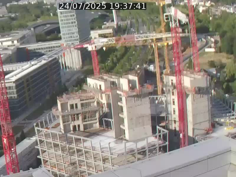 Webcam sur l'avenue John Fitzgerald Kennedy (N51) avec vue orientée vers le Findel