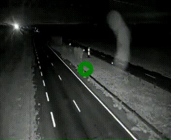 Webcam à hauteur de Vert-en-Drouais sur la N12, en périphérie de Dreux. Vue orientée vers Alençon