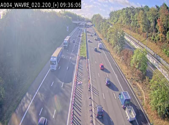 Webcam @ Wavre-sud KP 19.6, A4/E411