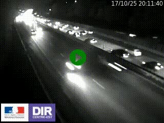Webcam routière à Saint-Etienne-Terrenoire sur la RN88 avant la jonction entre l'A72 et le Boulevard Périphérique de Saint-Etienne