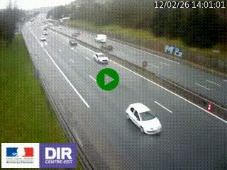 Webcam routière à Saint-Etienne-Terrenoire sur la RN88 avant la jonction entre l'A72 et le Boulevard Périphérique de Saint-Etienne