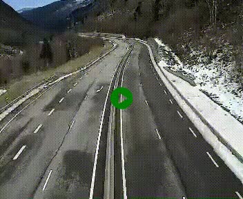 Webcam Porté-Puymorens sur N320, en direction de Pas de la Casa (Andorre)