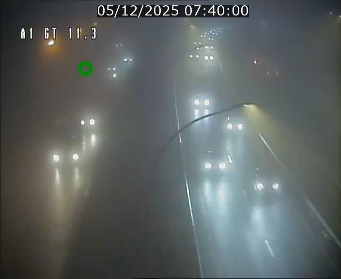 Traffic live webcam Luxembourg Senningerberg - A1 direction Allemagne - BK 11.3