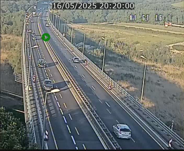 Traffic live webcam Luxembourg Niederanven - A1 direction Allemagne - BK 16.1