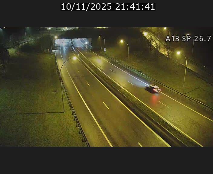 Traffic live webcam Luxembourg Frisange - A13 direction Luxembourg-ville - BK 26.7