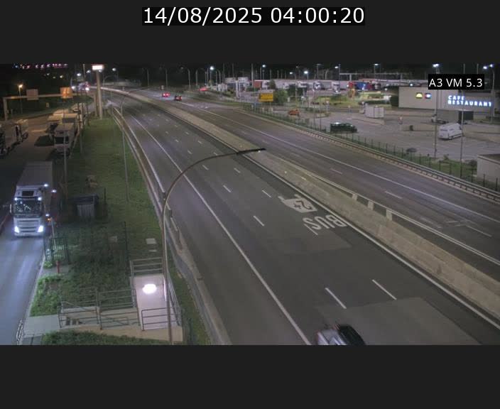 Traffic live webcam Luxembourg Aire de Berchem - A3 - BK 5 - direction France