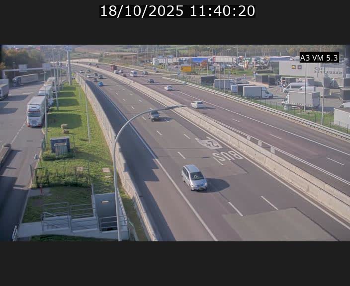 Traffic live webcam Luxembourg Aire de Berchem - A3 - BK 5 - direction France